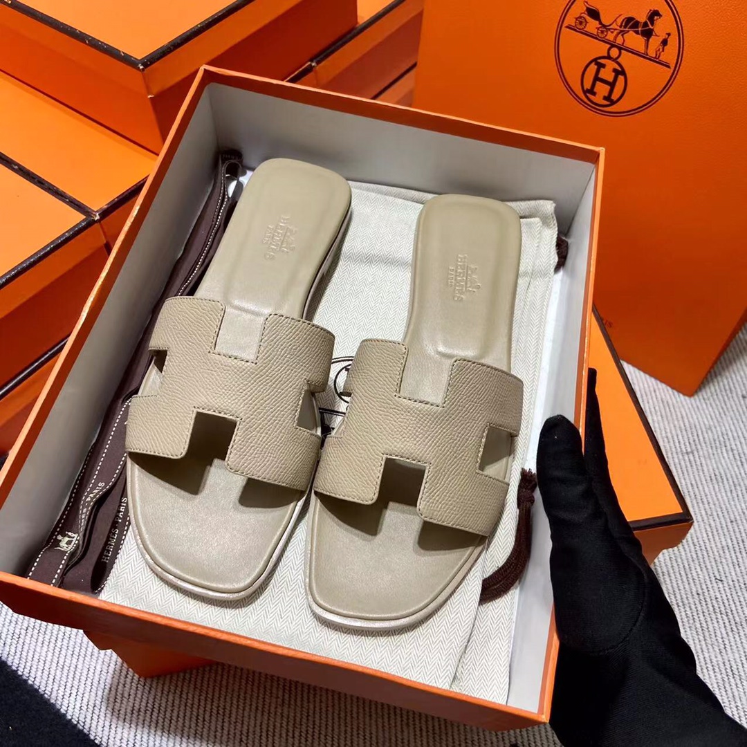 에르메스 올수공 오란 슬리퍼 샌들 앱송 23